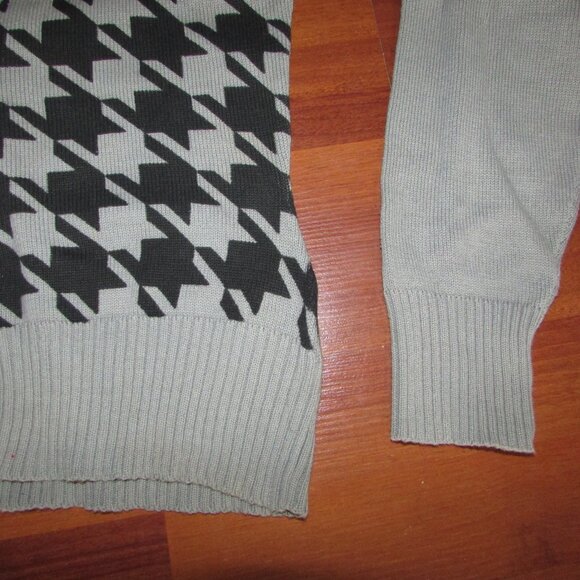 K by Kersh Houndstooth Cardigan - Jrs XL - Picture 3 of 5